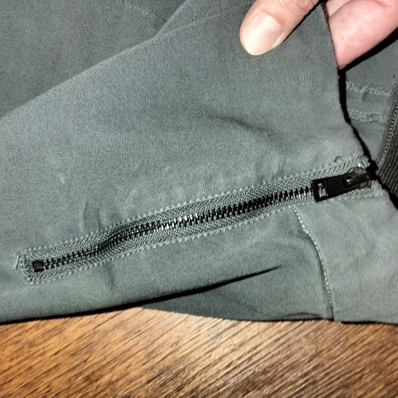 Everlane side zip stretch trousers size 4 slate gray - Picture 7 of 10